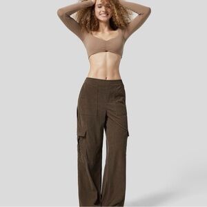 Women's Brown Cargo Pants